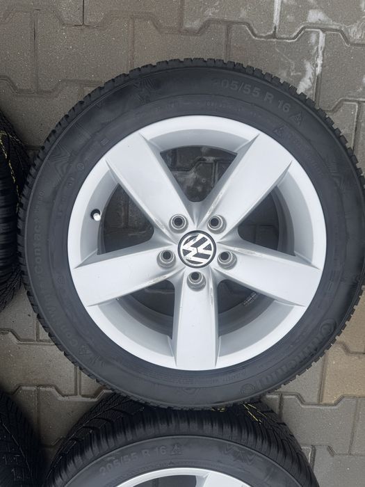 Roti originale Volswagen 16 inchi anvelope iarna