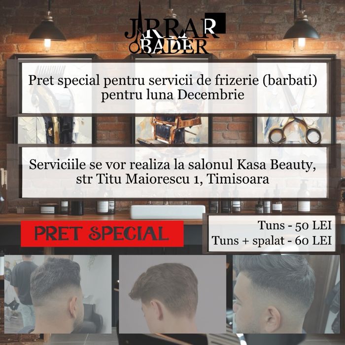 Oferta Tuns ( barbati ) luna Decembrie