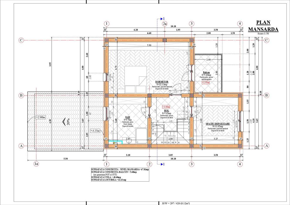 De vanzare casa parter si mansarda moderna