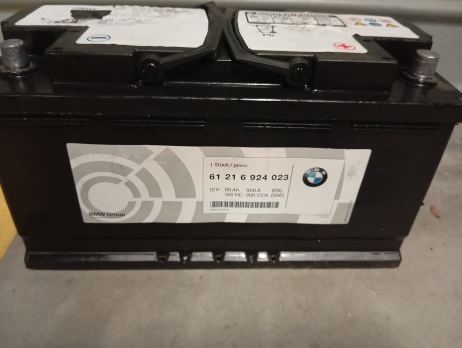 Baterie auto BMW 90 amperi cu 900 la pornire Agm cu start stop import