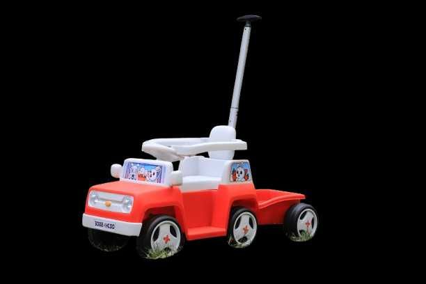 Masinuta 4 in 1 Kinderauto BJHC3088B 2x 30W 6V, RC si remorca #RED