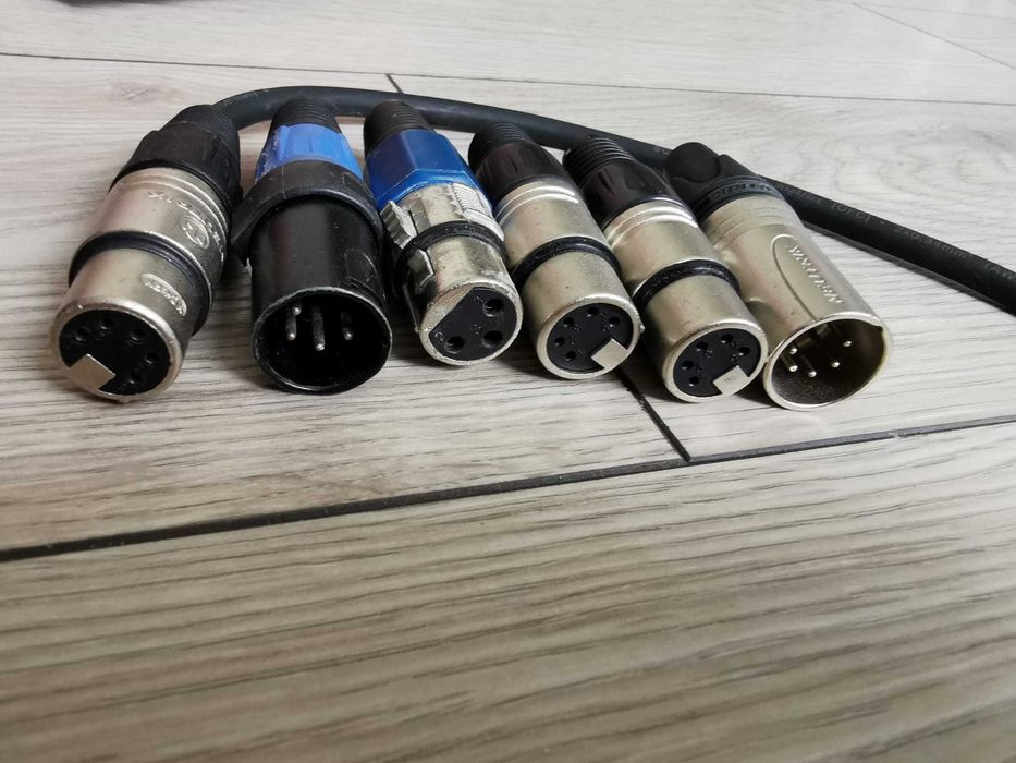 XLR Mufe Neutrik mama sau tata cu 5 pini la 10 lei bucata
