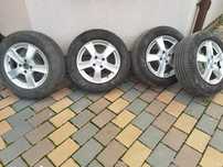 Jante 4x100 cu anvelope vara bridgestone 185 65 15