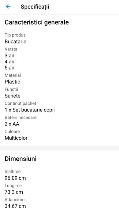 Bucatarie Little Tikes copii 3 4 5 ani in stare foarte buna