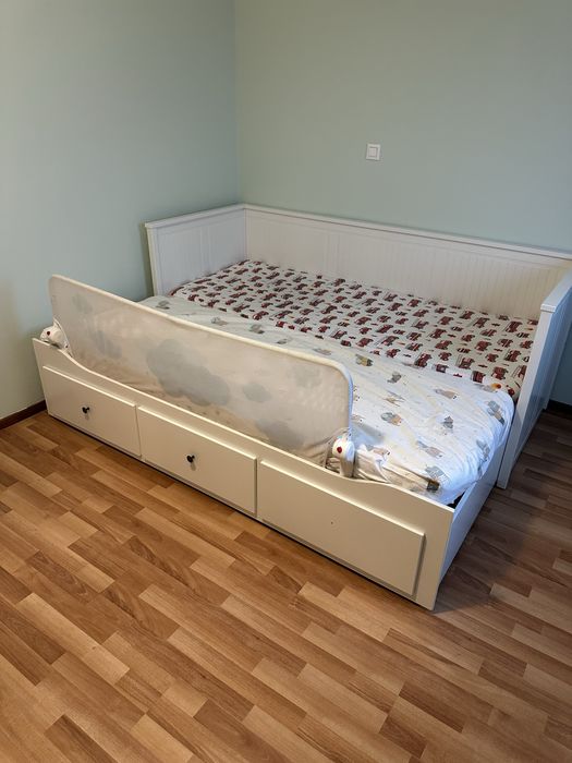 Divan ikea pat extensibil + saltele 2m/1.60