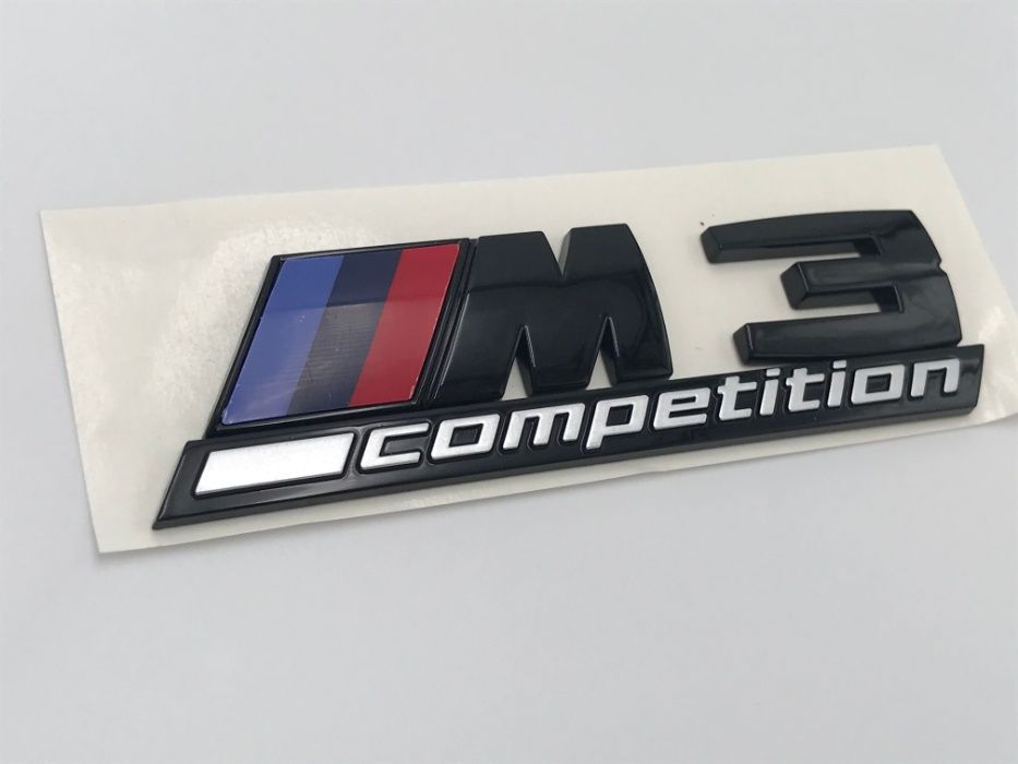 Emblema BMW M3 COMPETITION spate negru