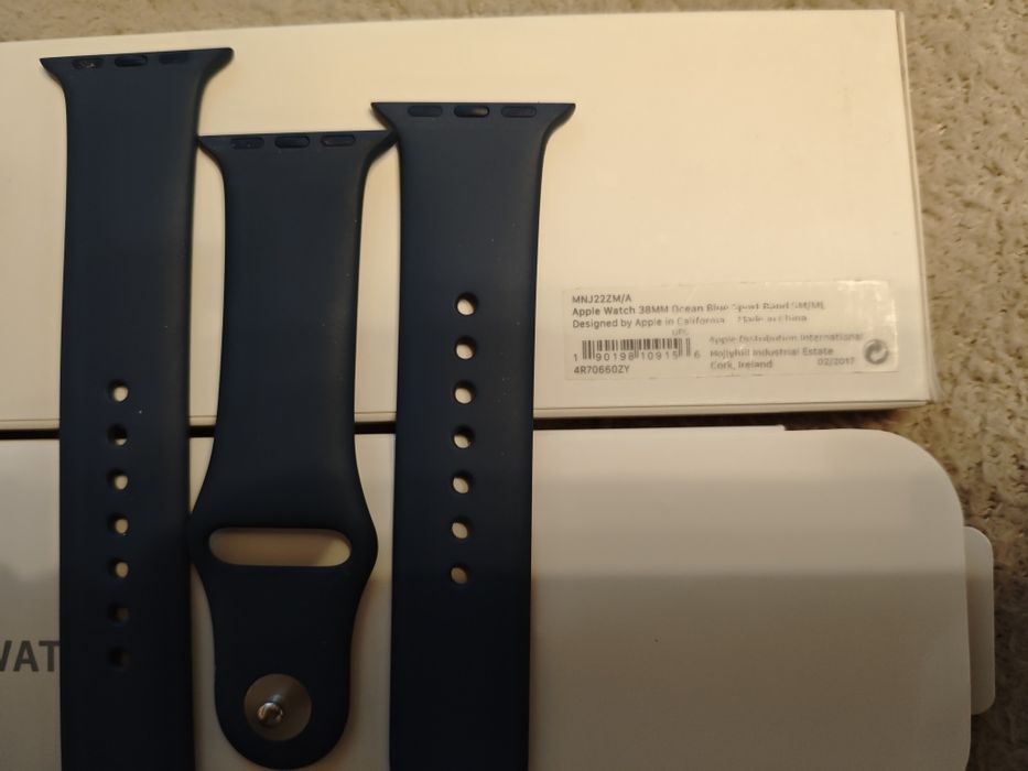 Bratara Apple watch 38mm Sport band Ocean Blue