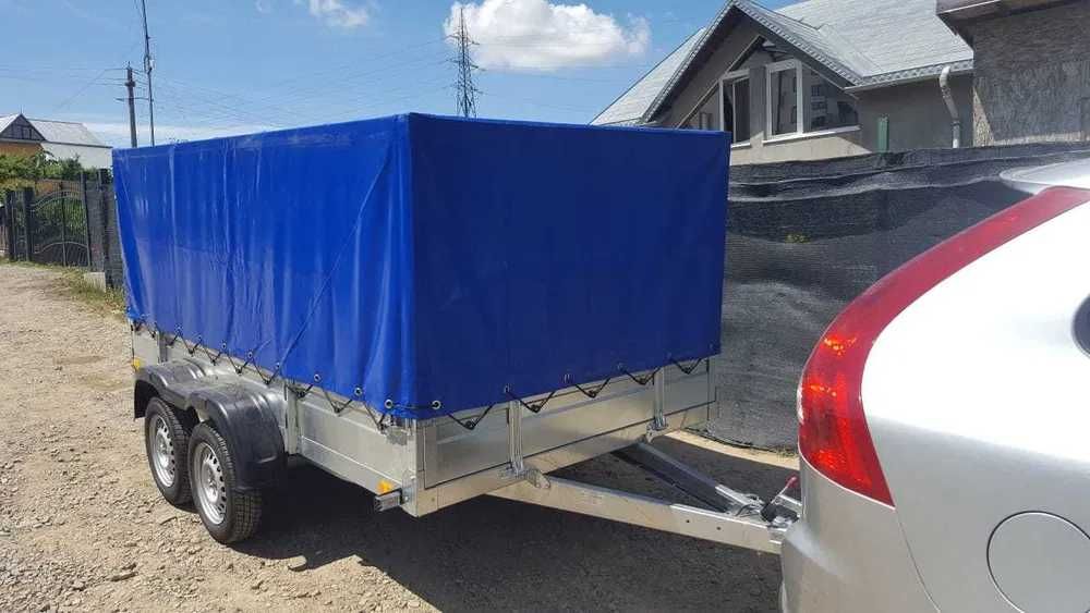 Vand remorca cu 1 axa sau 2 axe 750 kg noua, in Jud Brasov