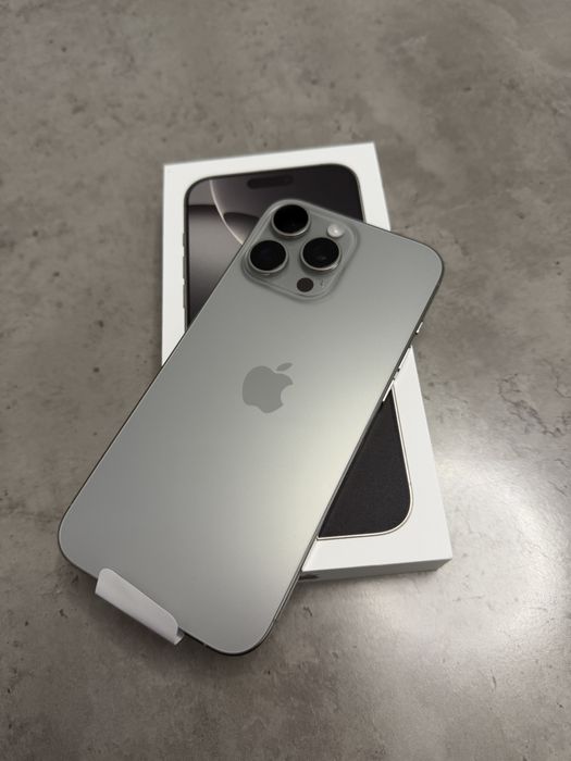 Iphone 16 pro max 256gb natural titanium NOU 100% baterie