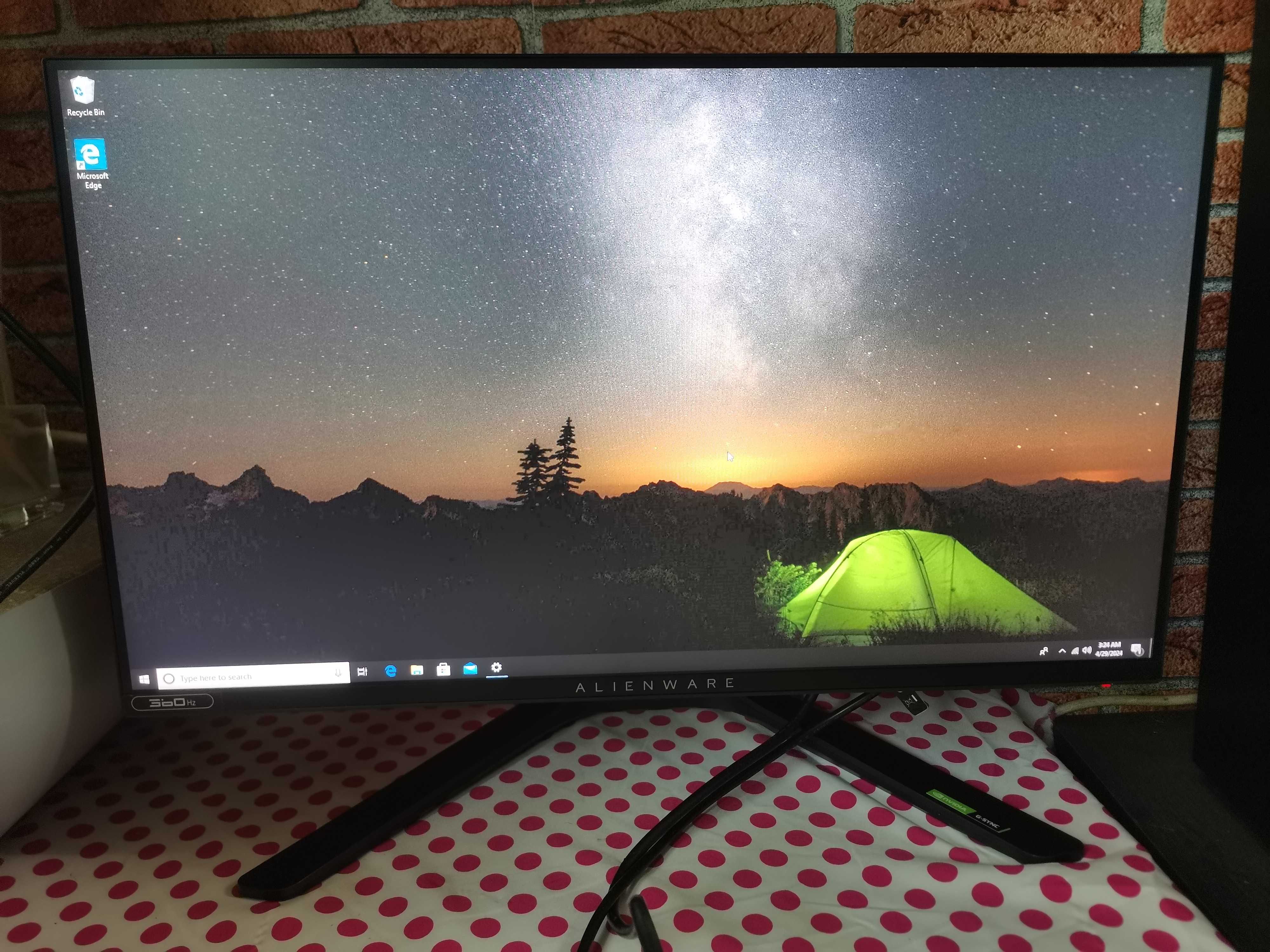 Monitor Alienware AW2521H 24.5 inch 1 ms 360 Hz G-Sync