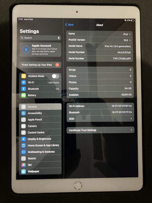 Apple iPad Air 3 A2152 64gb