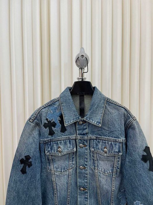 Geaca de blugi Chrome Hearts Premium