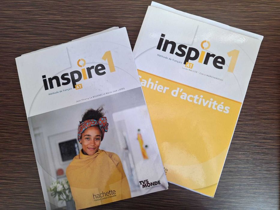 Учебник и учебна тетрадка, Inspire 1, Френски език, ниво А1-1/А1-2