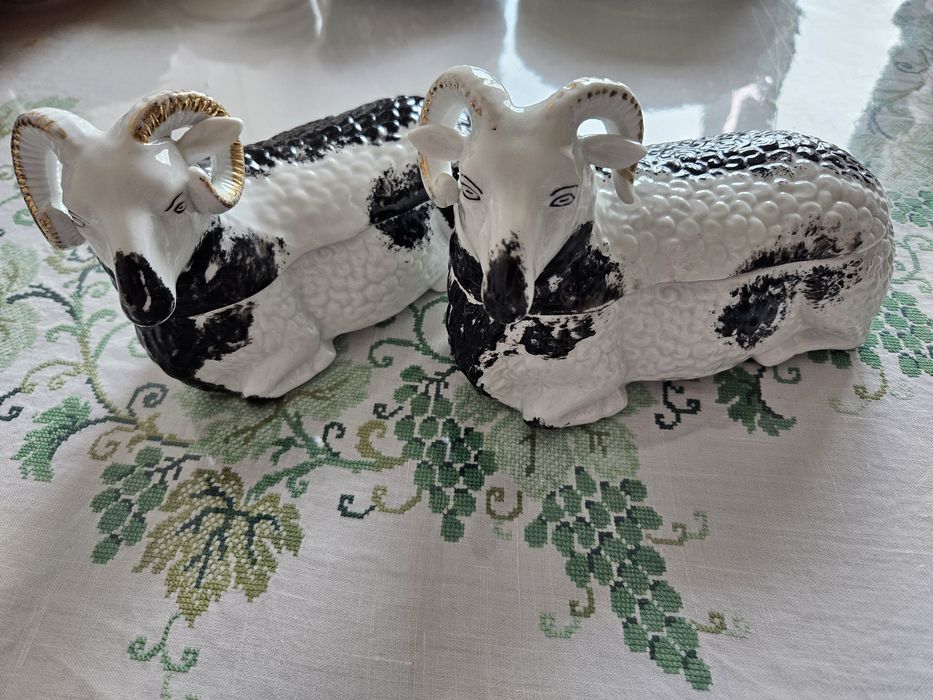 2 масленки в форме баранчиков, Кузнецов