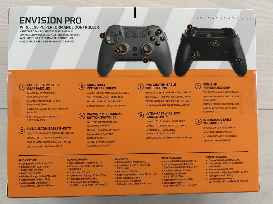 Controller wireless SCUF Envision Pro pentru PC