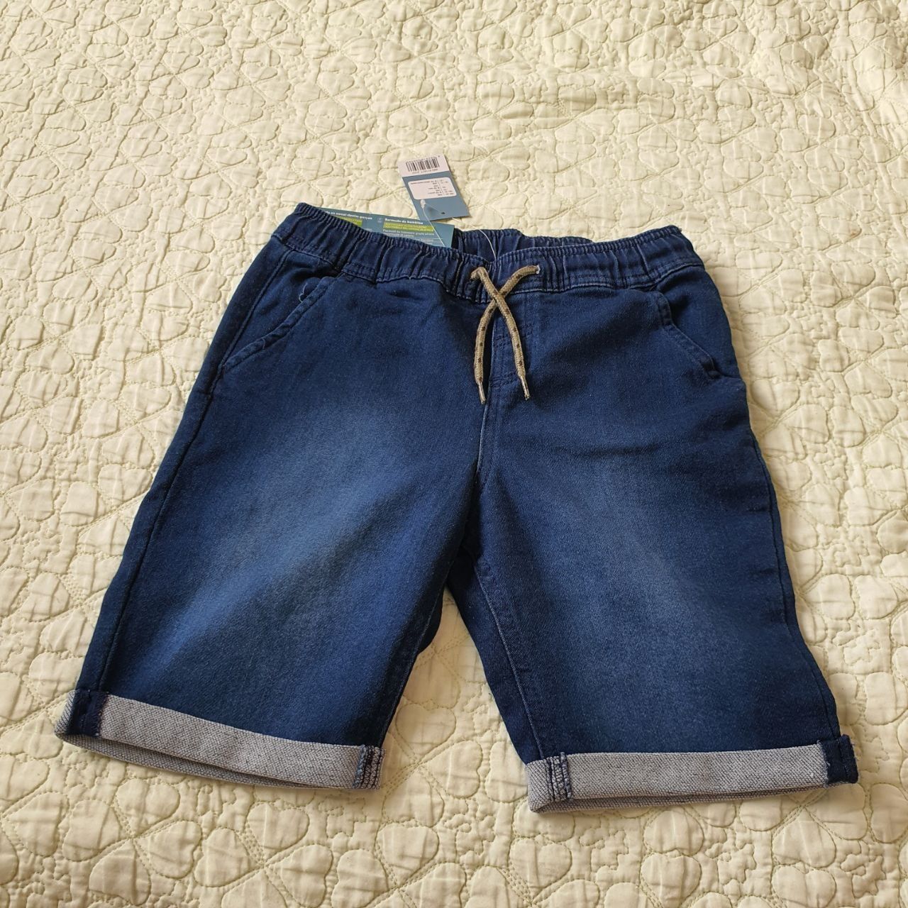 Pantaloni scurți jeans Pepperts băiețel 140, 9-10 ani, noi cu etichetă