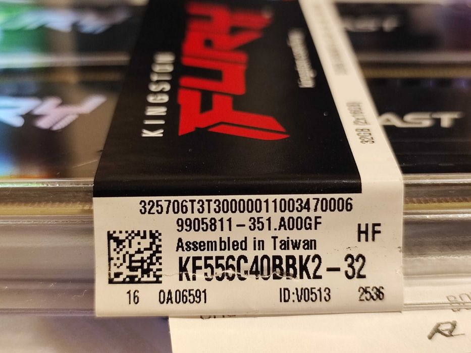 memorie ram ddr5 Kingston Fury 32 gb kit 2x16 gb 5600mt nou garanție