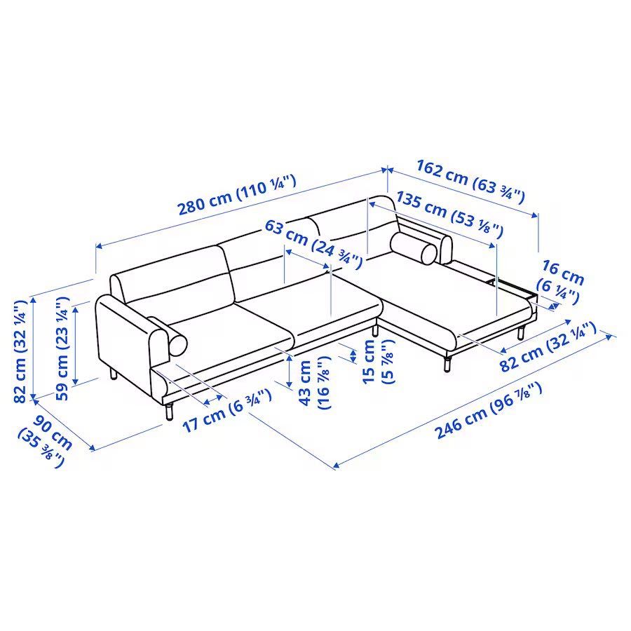 Canapea LÅNGARYD 3 locuri / IKEA