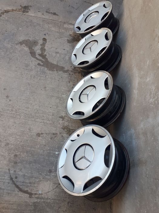 Диски штамп с колпаком на 124 мерседес