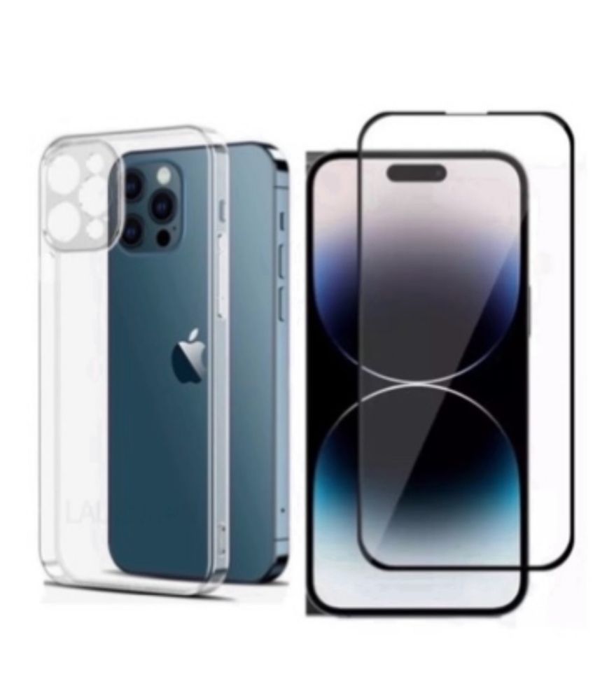 Husa Slim Silicon G Case Transparenta/Neagra Iphone 12/13 Pro Max