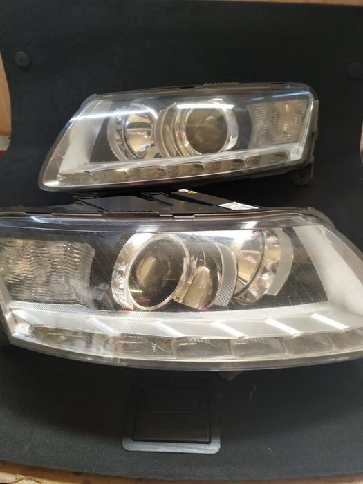 Оригинални фарове за Audi a6 4f facelift Ауди hella необорудвани