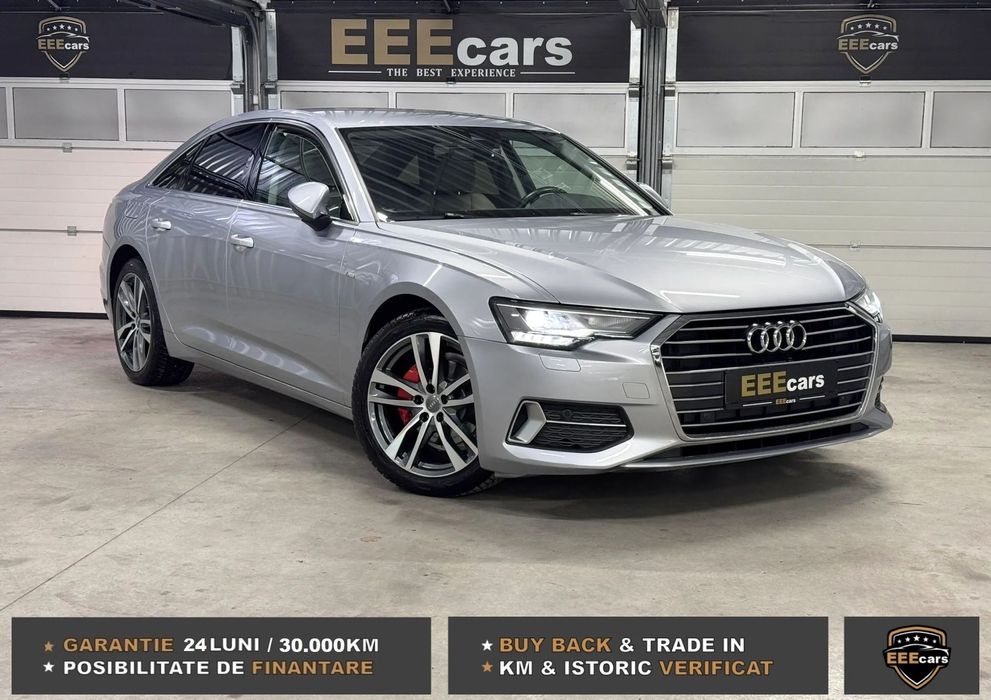 Audi A6 2020 204CP CameraM PieleCrem Jant19 LaneAssist Clima 3Zone GARANTIE