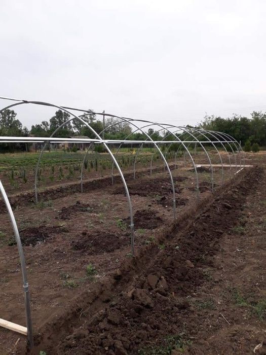 Solarii pt. gradina legume si flori 8x4x2.5m. Fara sudura.