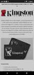 Ssd Kingston Black 512 Giga