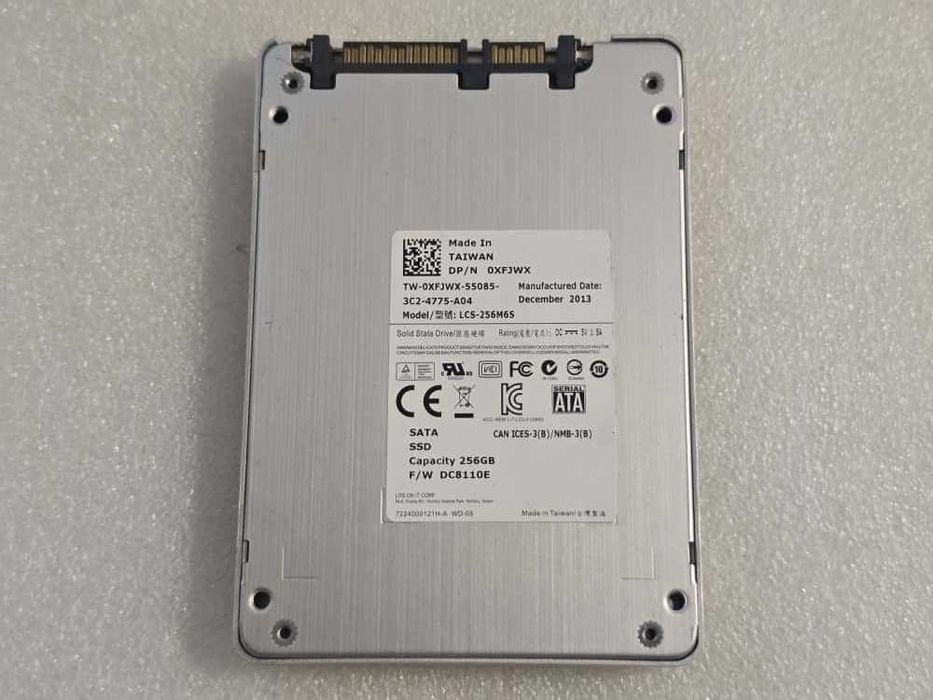 Solid-State Drive SSD LITEON 256GB 2.5 SATAIII 7mm 6.0Gb/s LCS-256M6S