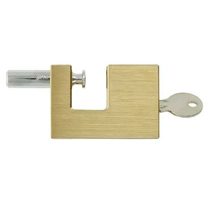 Отключване на пазарска количка, Масивен катинар