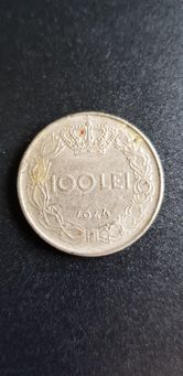 Moneda 100 Lei Mihai I, 1943, 1944