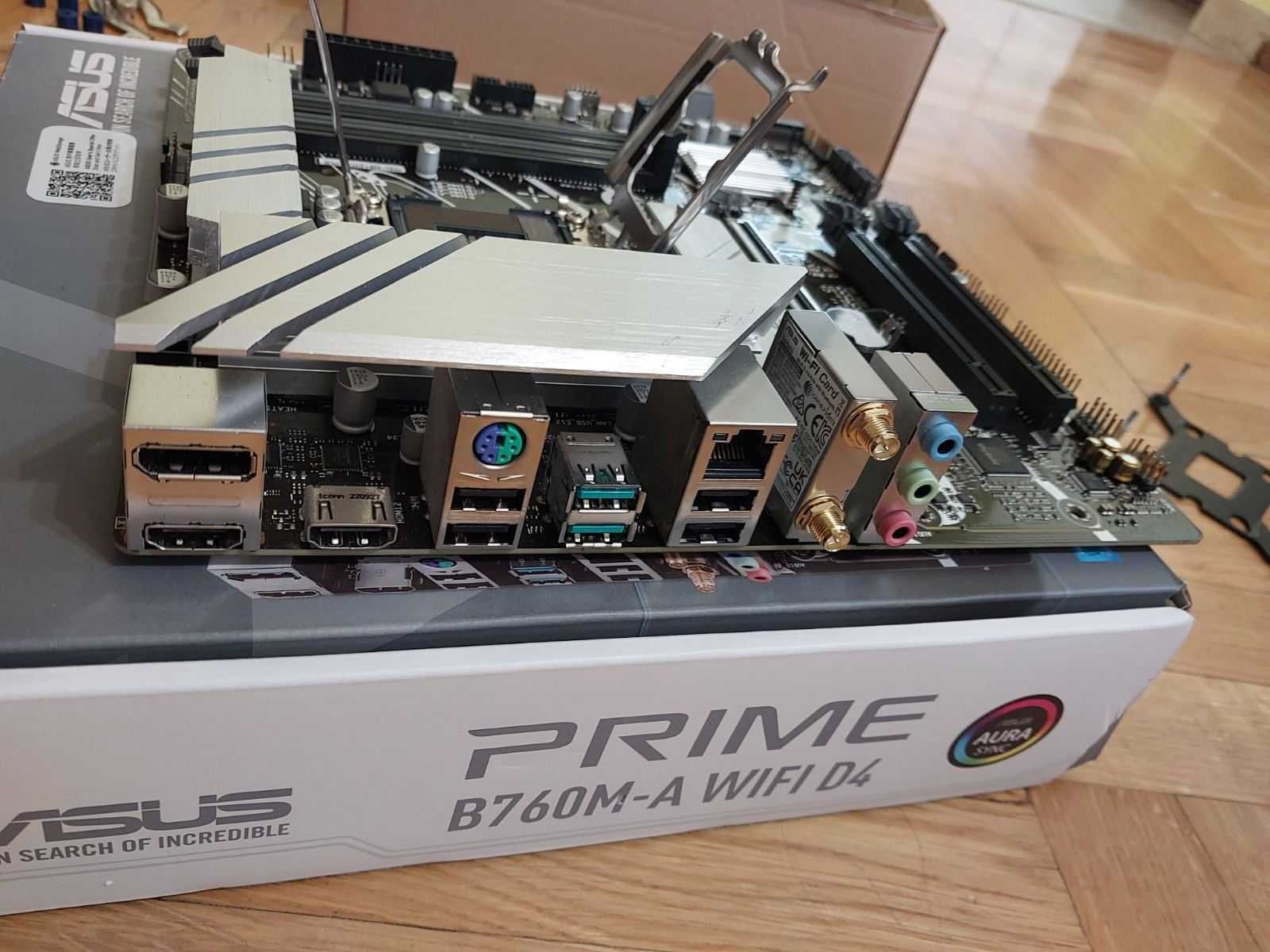 Intel Core i5 12600K + Asus Prime B760M-A Wi-Fi D4