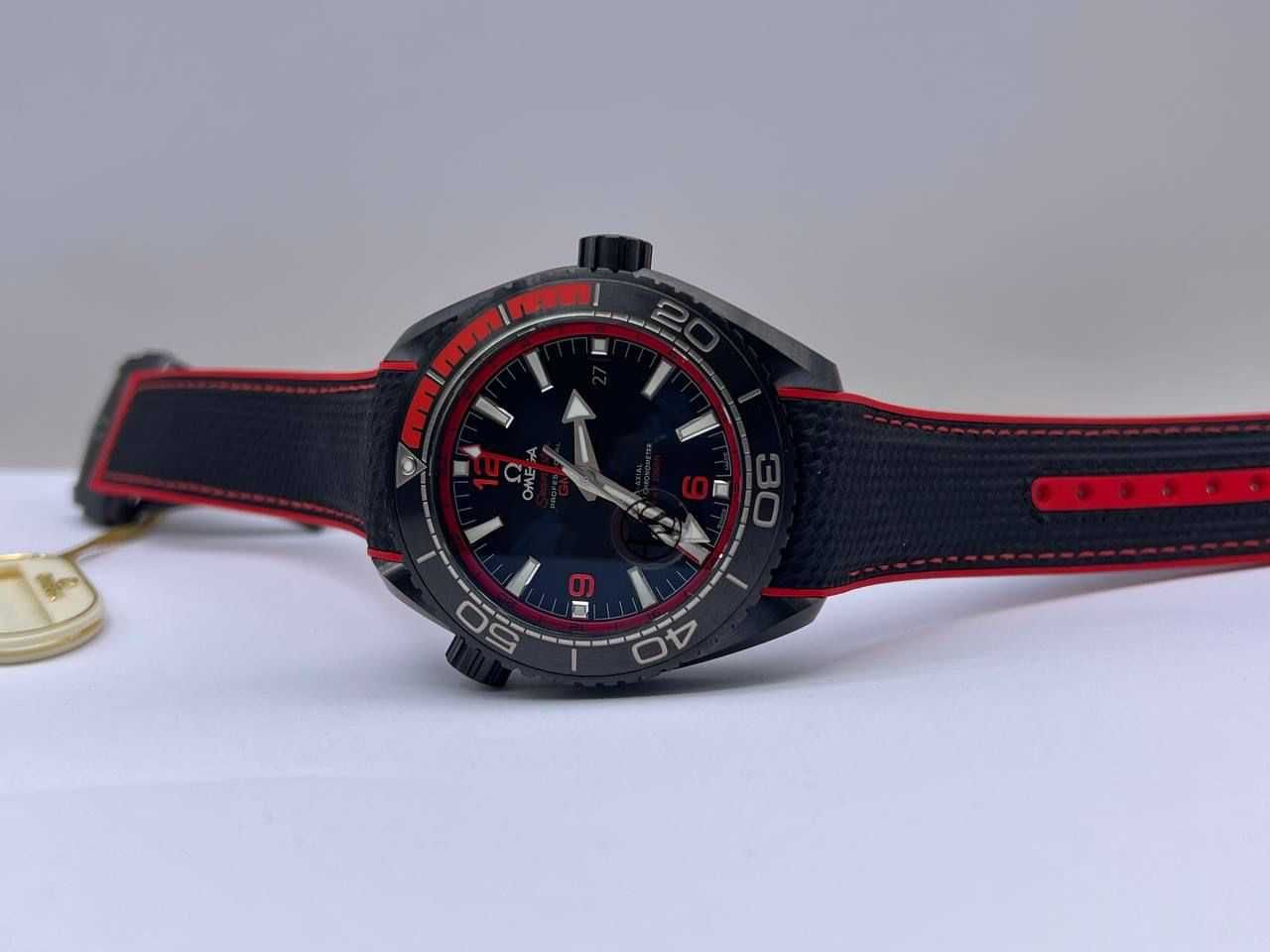 Omega Seamaster Planet Ocean Deep Black GMT