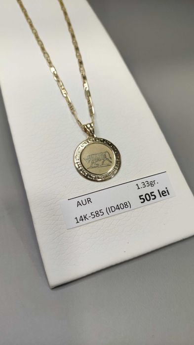 Pandantiv aur 14 Karate - Zodia Taur- (1.33 grame) ID408-AG2