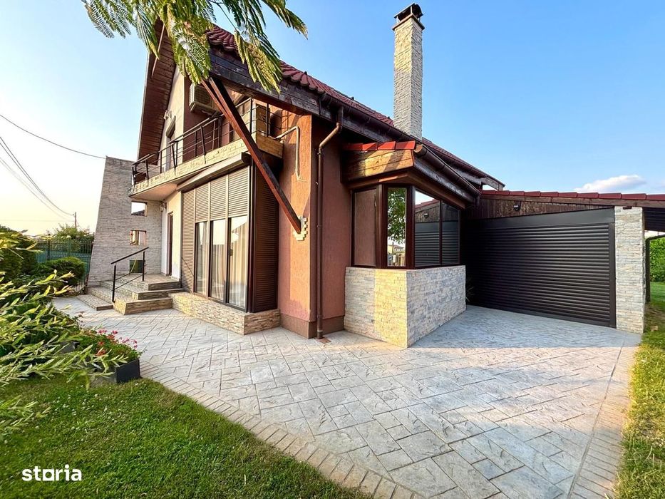 Casa premium - mobilata si utilata -teren 601 mp -  Sag