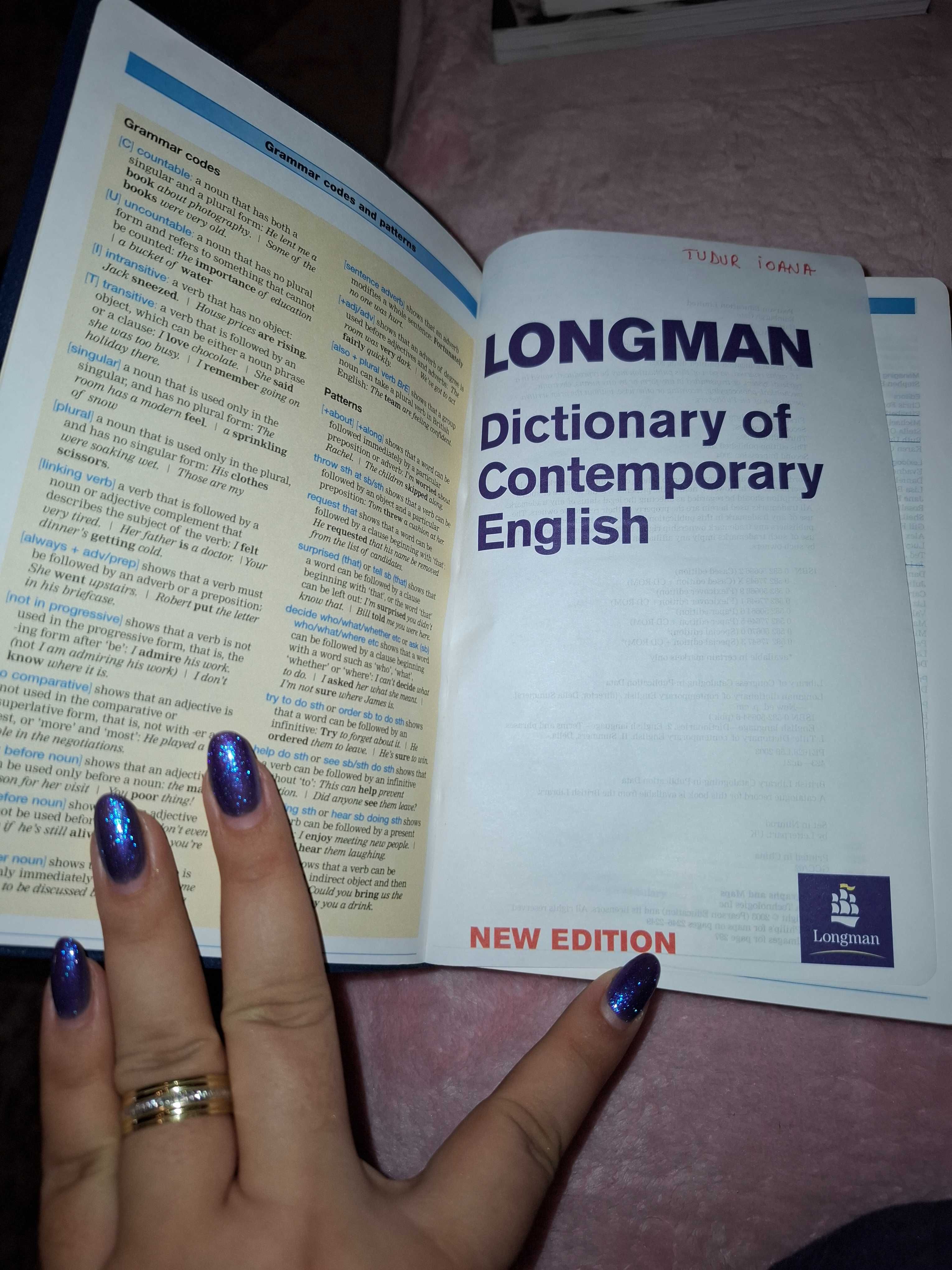 Vand dictionar engleza contemporana Longman, 2272 pagini