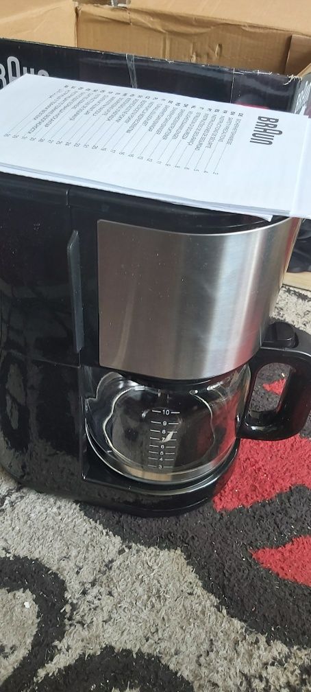 Aparat de cafea Braun PurShine KF 1500 BK - Aparat de cafea cu filtru