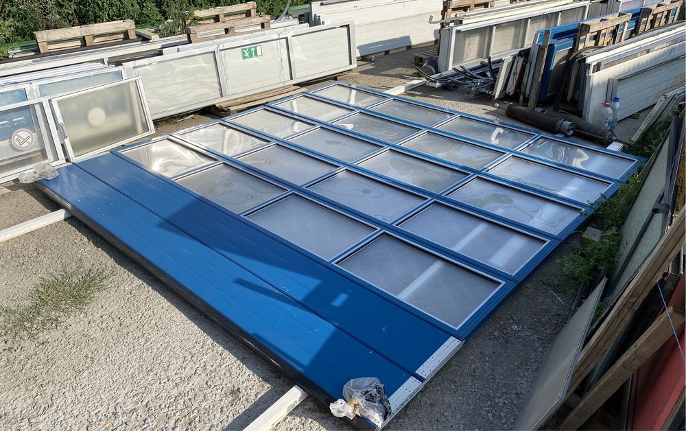 USA SECTIONALA INDUSTRIALA  poarta hala garaj H 420 x L 404 GARANTIE