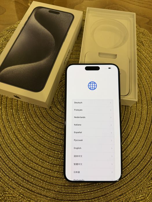 Iphone 15 Pro Max 512GB blue titanium