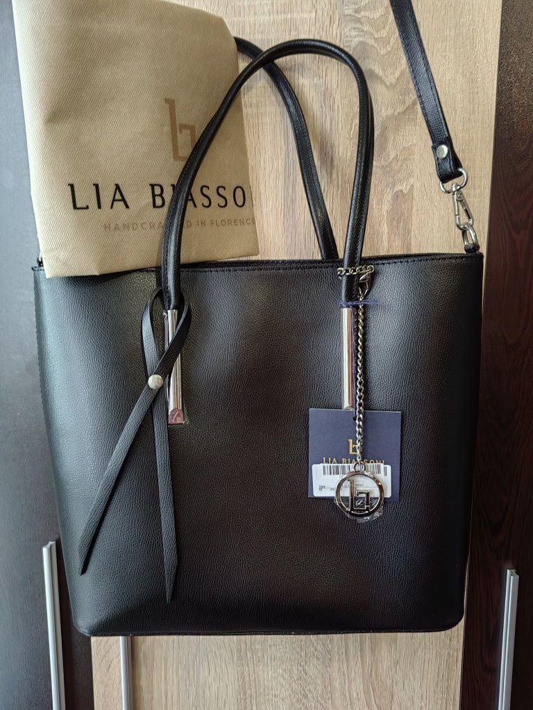 Стилна чанта Lia Biassoni от естествена кожа