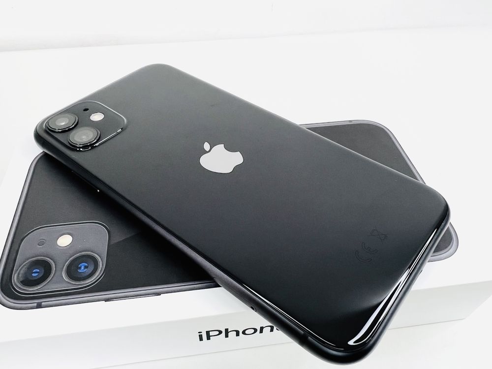 Apple iPhone 11 128GB Black Отличен! Гаранция!