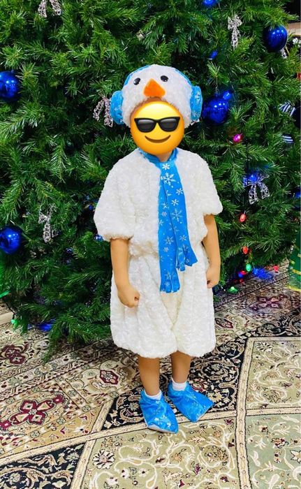 Новогодний детский костюм СНЕГОВИК