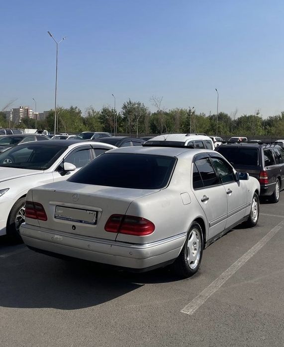 Задний бампер w210 до рест