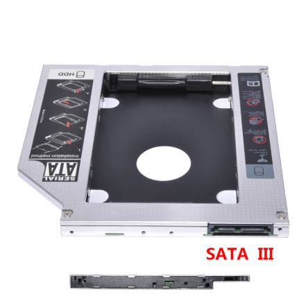 Конвертор caddy SATA към SATA HDD bay 12.5mm