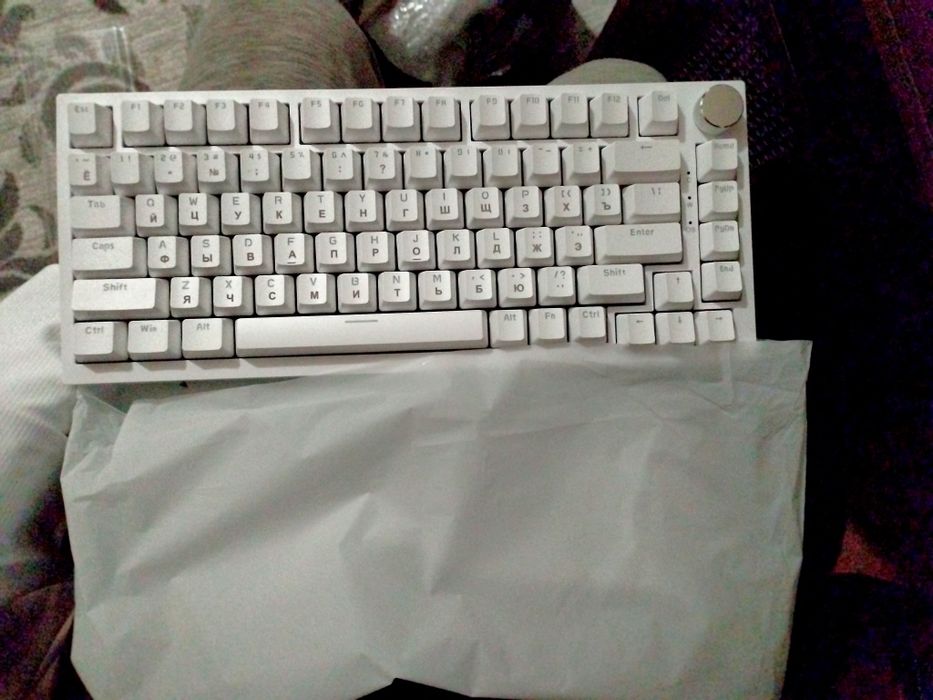 Клавиатура Ajazz ak820 белый !