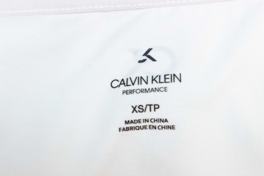 Calvin Klein оригинална дамска бяла блуза тениска с дълъг ръкав XS