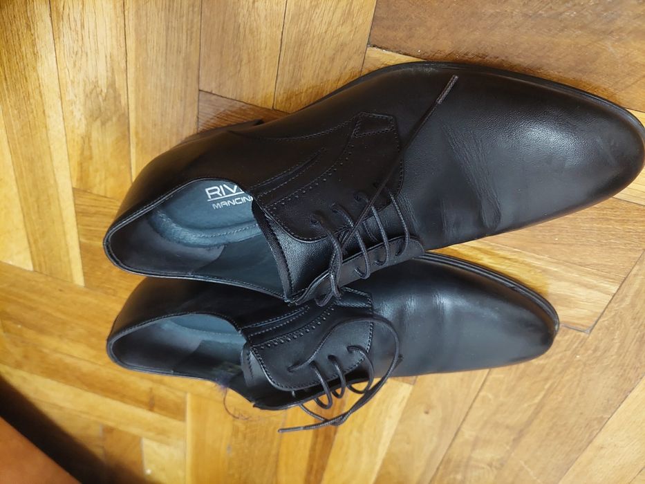 Pantofi eleganți de ocazie din piele naturala noi