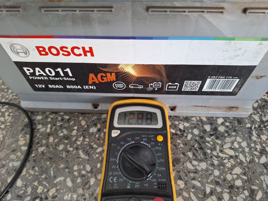 акумулатор Bosch AGM 80Ah 800Ah Start stop