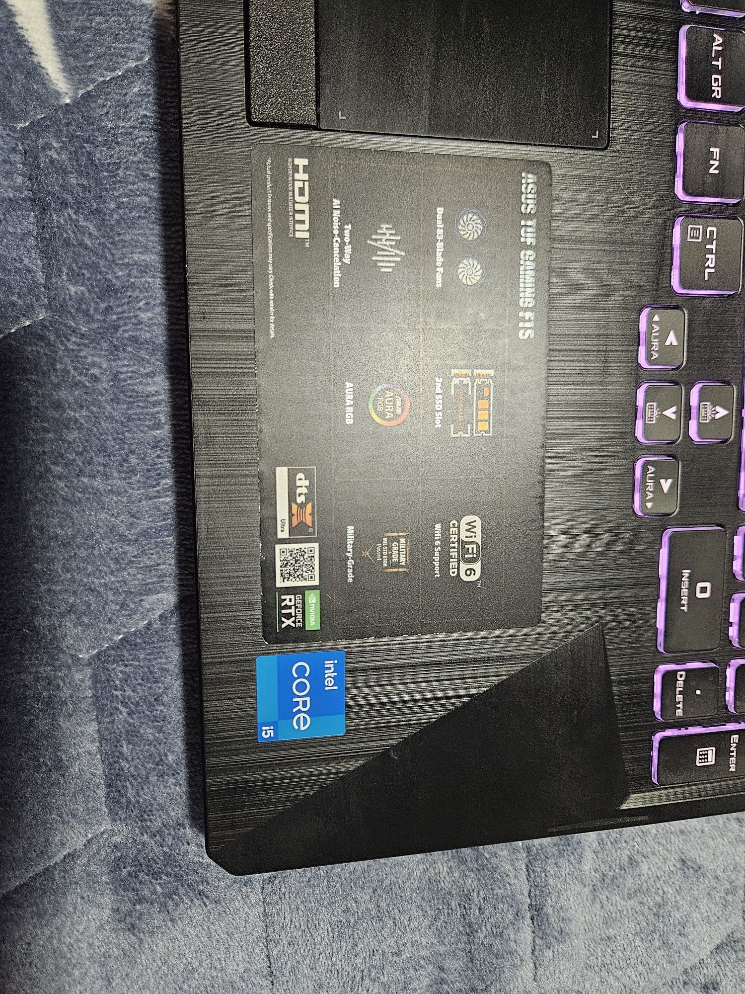 Laptop Asus TUF Gaming F15 FHD-11400H 8GB 512GB RTX 3050