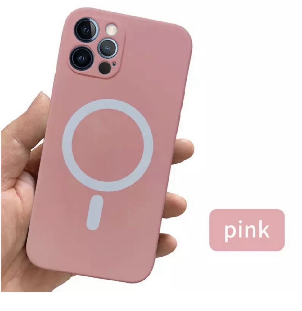 Iphone 11/12/13/14/PRO/MAX - Husa Magsafe TPU Interior Fin Prot Camera